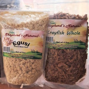 Egusi and Crayfish Whole COMBO by HATF&#39;s Shepherd&#39;s Natural SAVE 3