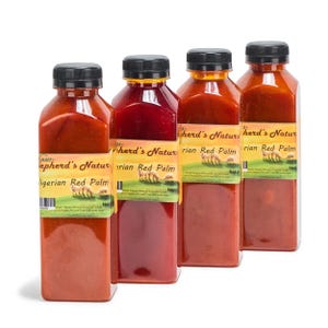 Red Palm Oil 2 Liters / 67.63 fl. Oz (500ml x 4 bottles) by HATF&#39;s Shepherd&#39;s Natural