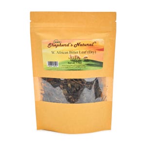 Bitter Leaf (Dry) by Shepherd&#39;s Natural. Non GMO. Sand Free 1.5 oz / 42.5 g bag