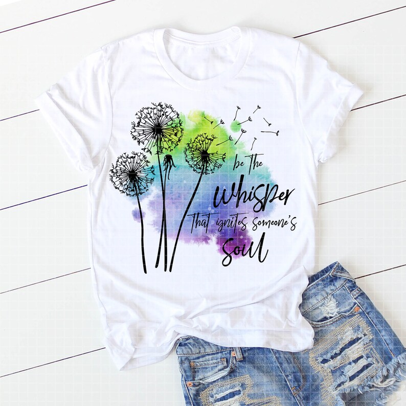 Download Dandelion Sublimation Design Sublimation Design Watercolor ...