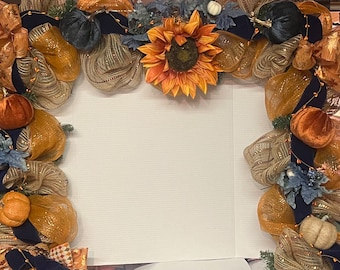 Fall garland for door/ fall garland for mantle