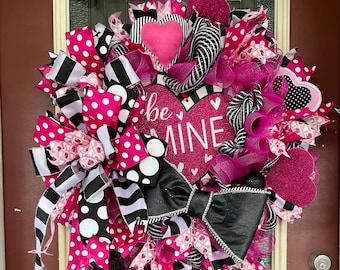 Valentine’s Day wreath, wreath for Valentine’s Day