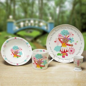 personalised baby plate set
