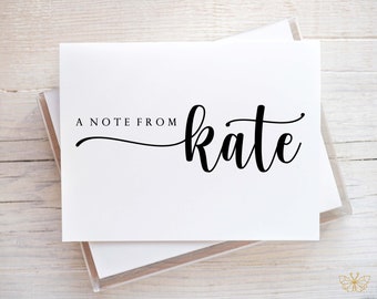 Personalized Stationery for Women, Personalized Stationary, Personalized Notecards, Personalized Note Cards, Folded Notecards Personalized