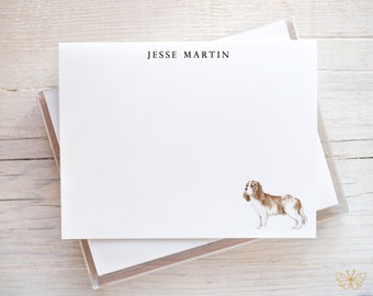 Cavalier King Charles Spaniel Stationery, King Charles Spaniel Gifts, Personalized Dog Notecards, Dog Note Cards, Gift for Dog Lover