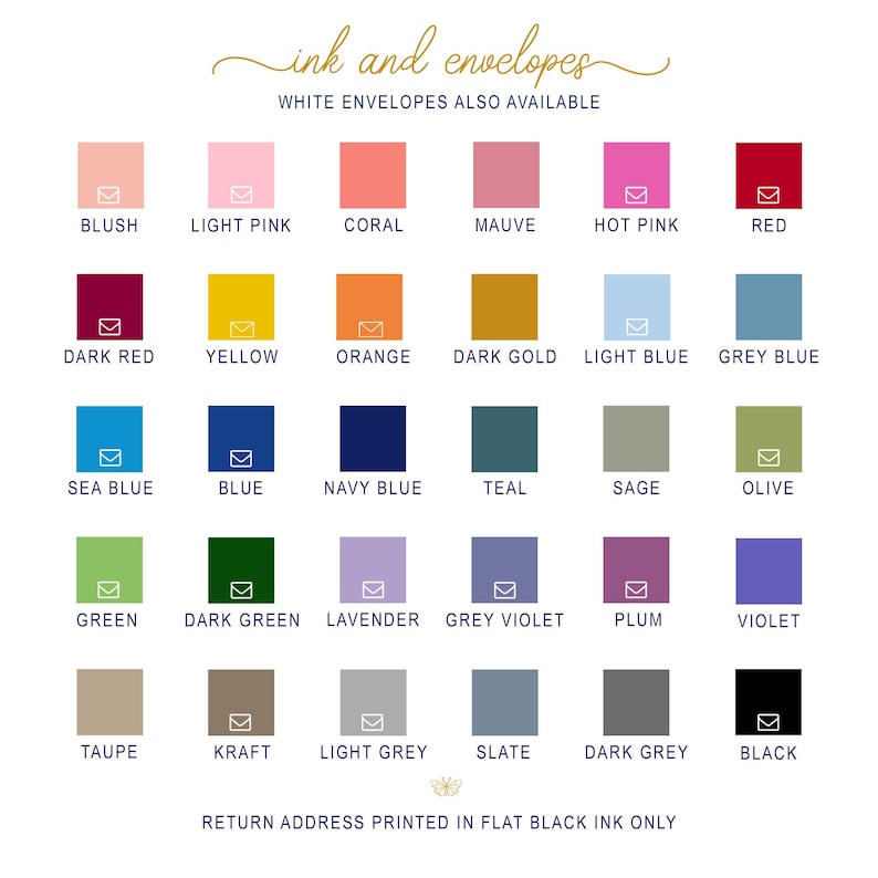 a color chart with different shades of paint