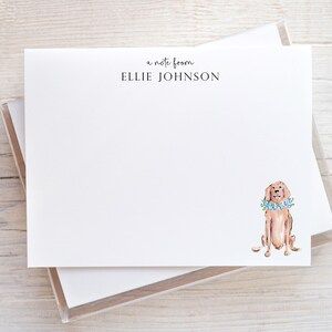 Golden Retriever Stationery, Golden Retriever Gifts, Personalized Dog Notecards, Dog Note Cards, Gift for Dog Lover