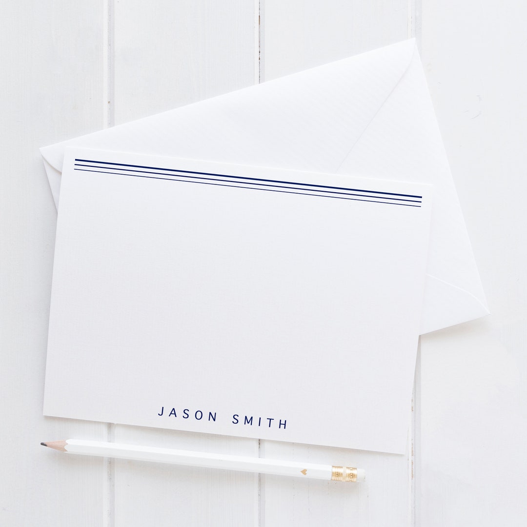 Personalized Mens Stationary Mens Stationary Set Mens Etsy