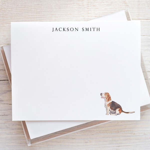 Beagle Note Cards Etsy