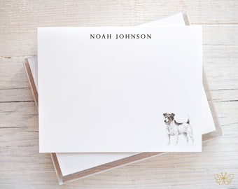 Jack Russell Terrier Stationery, Jack Russell Terrier Gifts, Personalized Dog Notecards, Dog Note Cards, Gift for Dog Lover