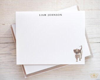 Fo Tzu Stationery, Fo Tzu Gifts, Personalized Dog Notecards, Dog Note Cards, Gift for Dog Lover