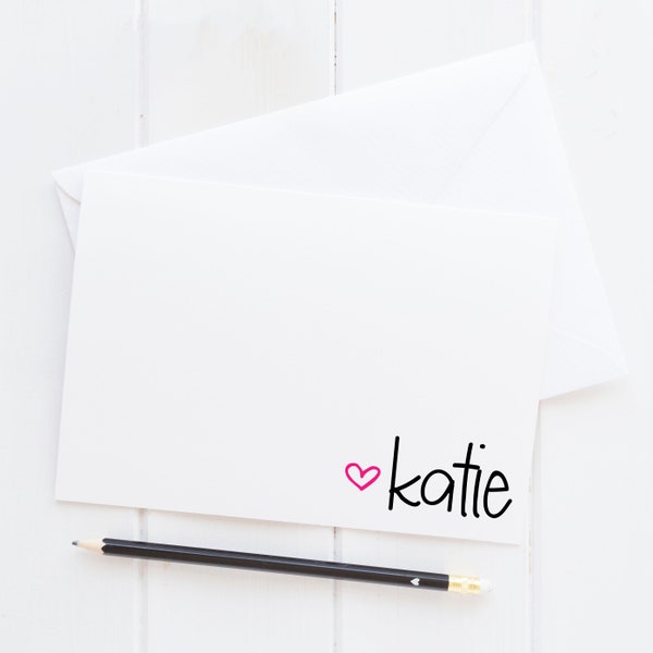 Little Girl Stationery Set Etsy