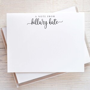 Personalized Stationery | Custom Stationary Set | Note Cards Women | Stationary Notecards | Gift for Her | Graduation Gift for Her