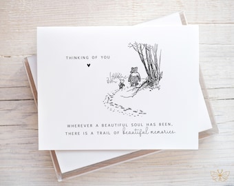 Sympathy Card, Loss of Loved One, Bereavement Card, Funeral Condolence Card, Grief Card