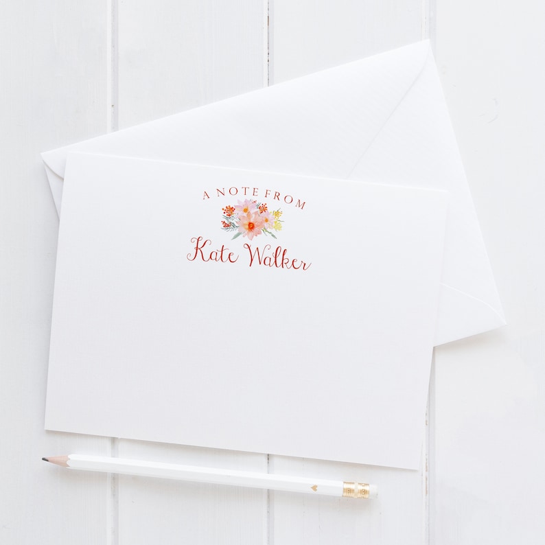 Personalized Stationery for Women Botanical Stationery Etsy