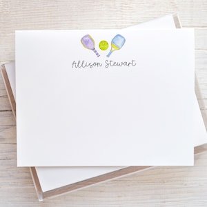 Personalized Pickleball Notecards, Pickleball Player Gifts