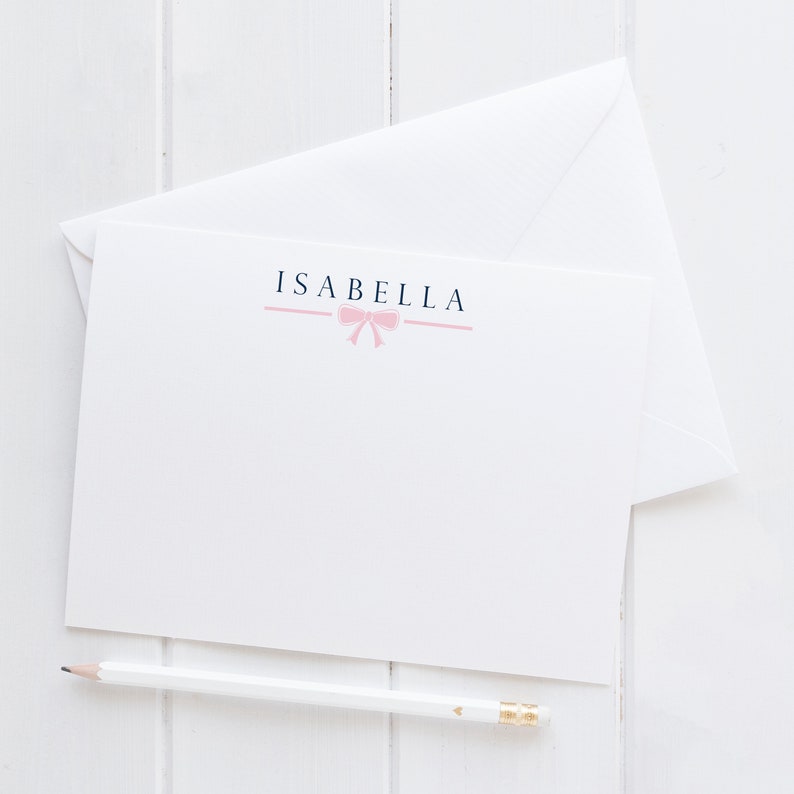 Baby Girl Stationery Baby Girl Stationary Baby Girl Note Etsy