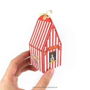 Printable Favor Box DIY Gift Box Party Favor Packaging Small Gift Packaging Popcorn-themed Party Cinema Party Gift image 4