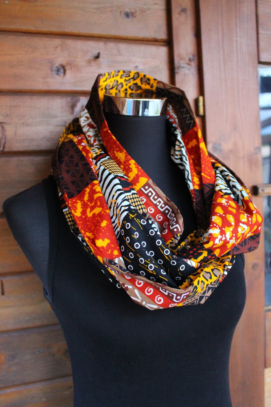 Afrocentric Infinity Scarf - Etsy