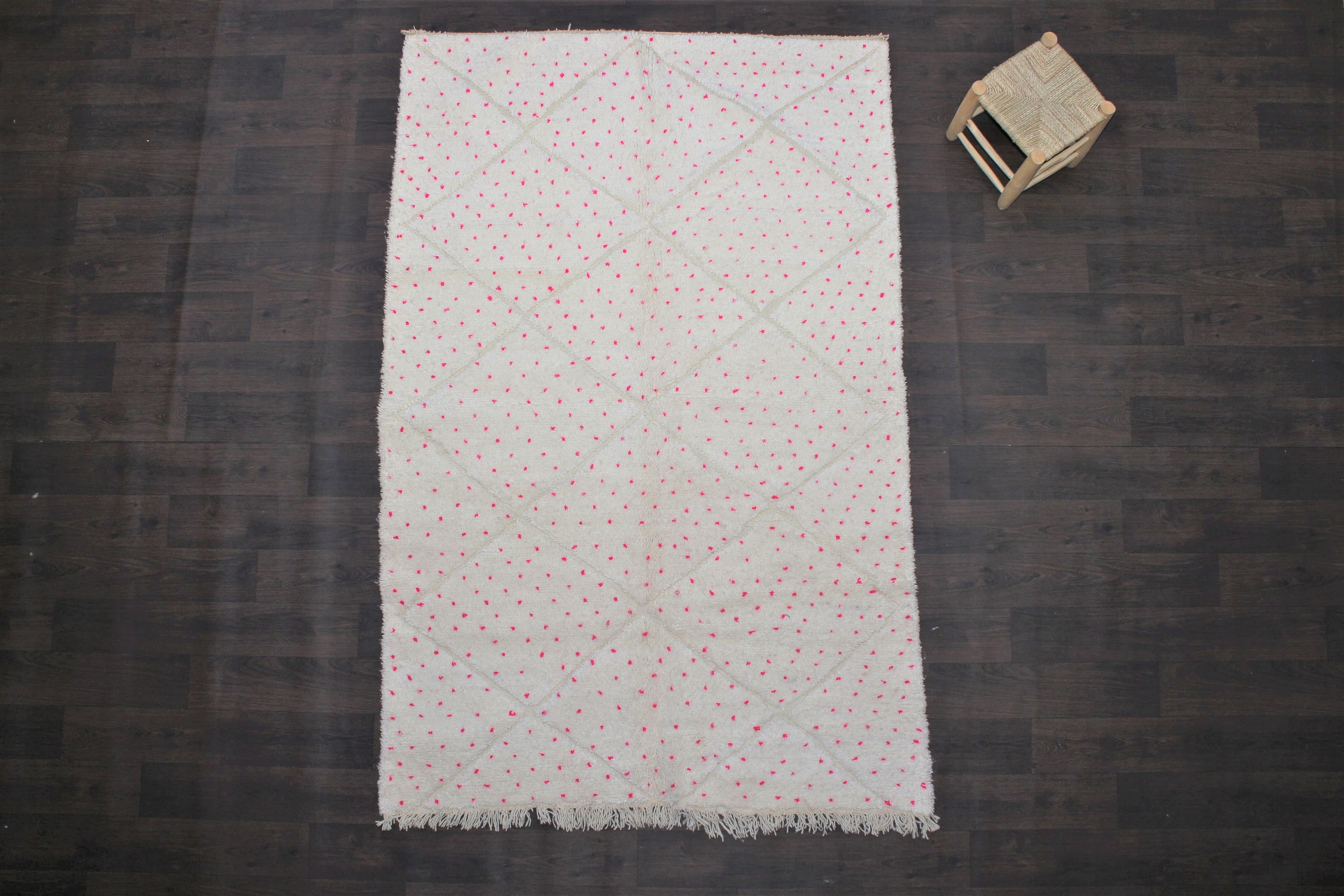 Tapis Berbère Pois Roses