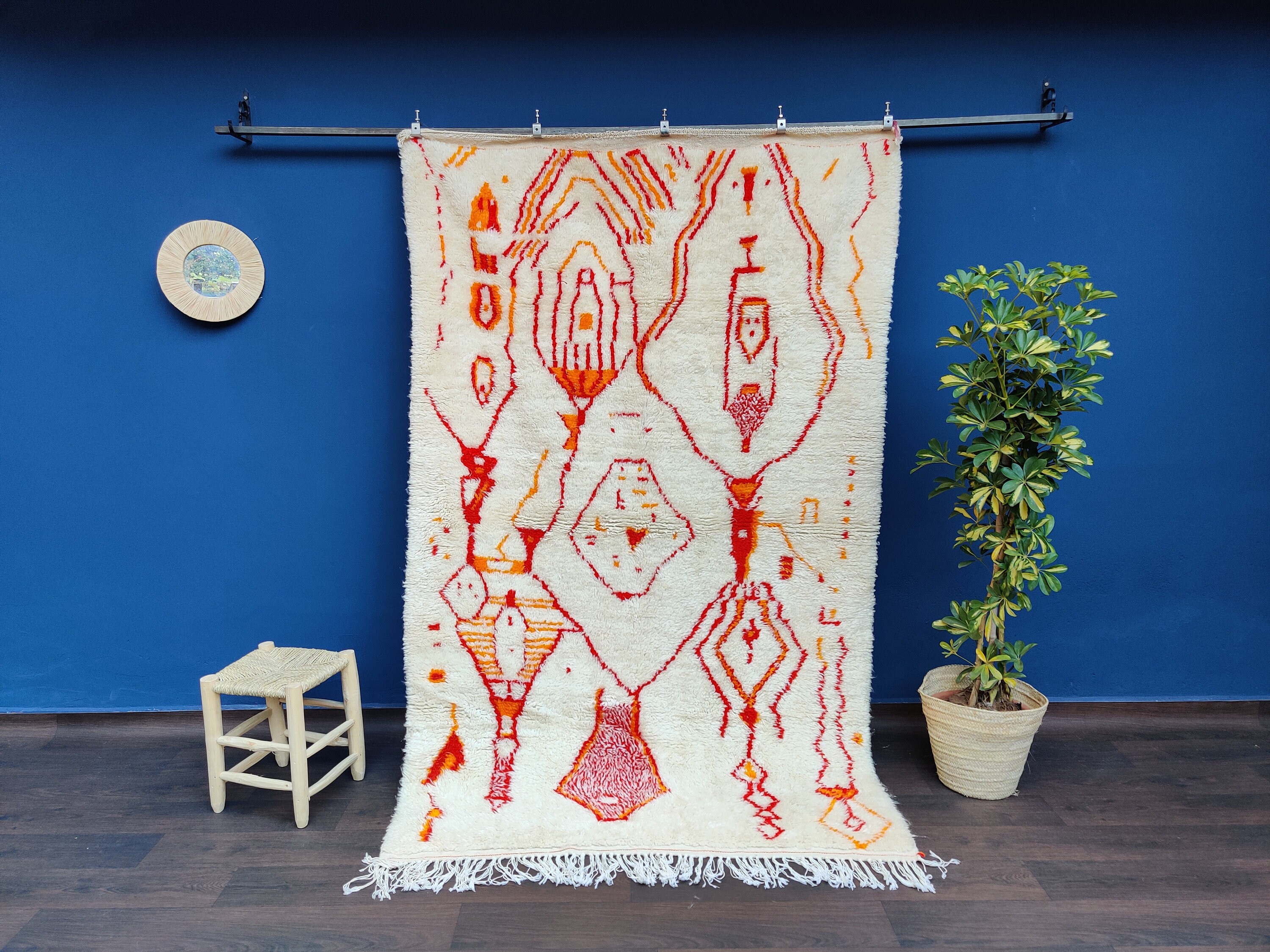 Tapis Azilal Orange En