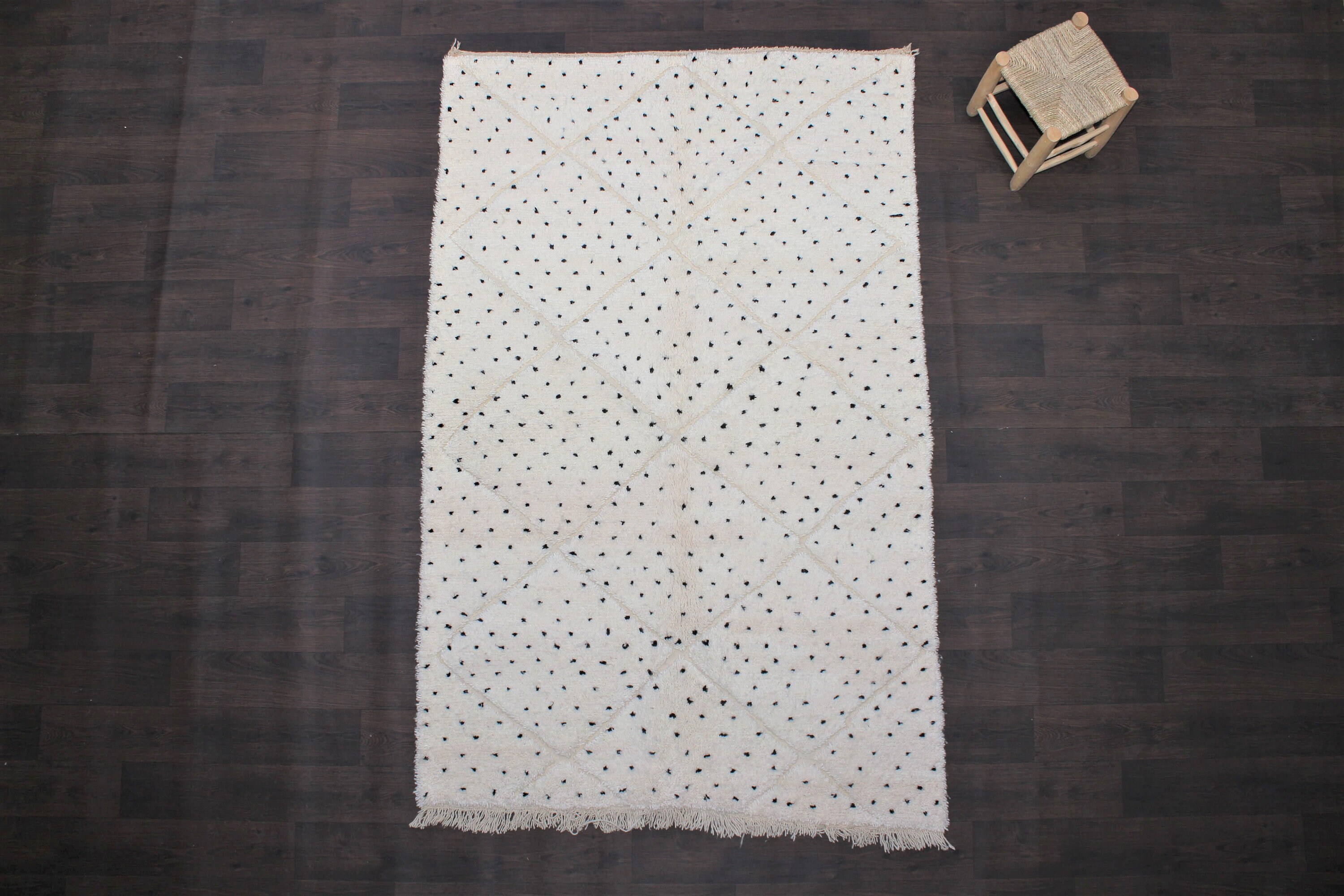 Tapis Berbère Pois noirs