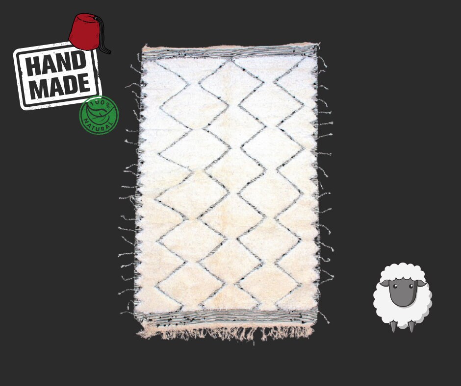 Tapis Berbère Zigzag