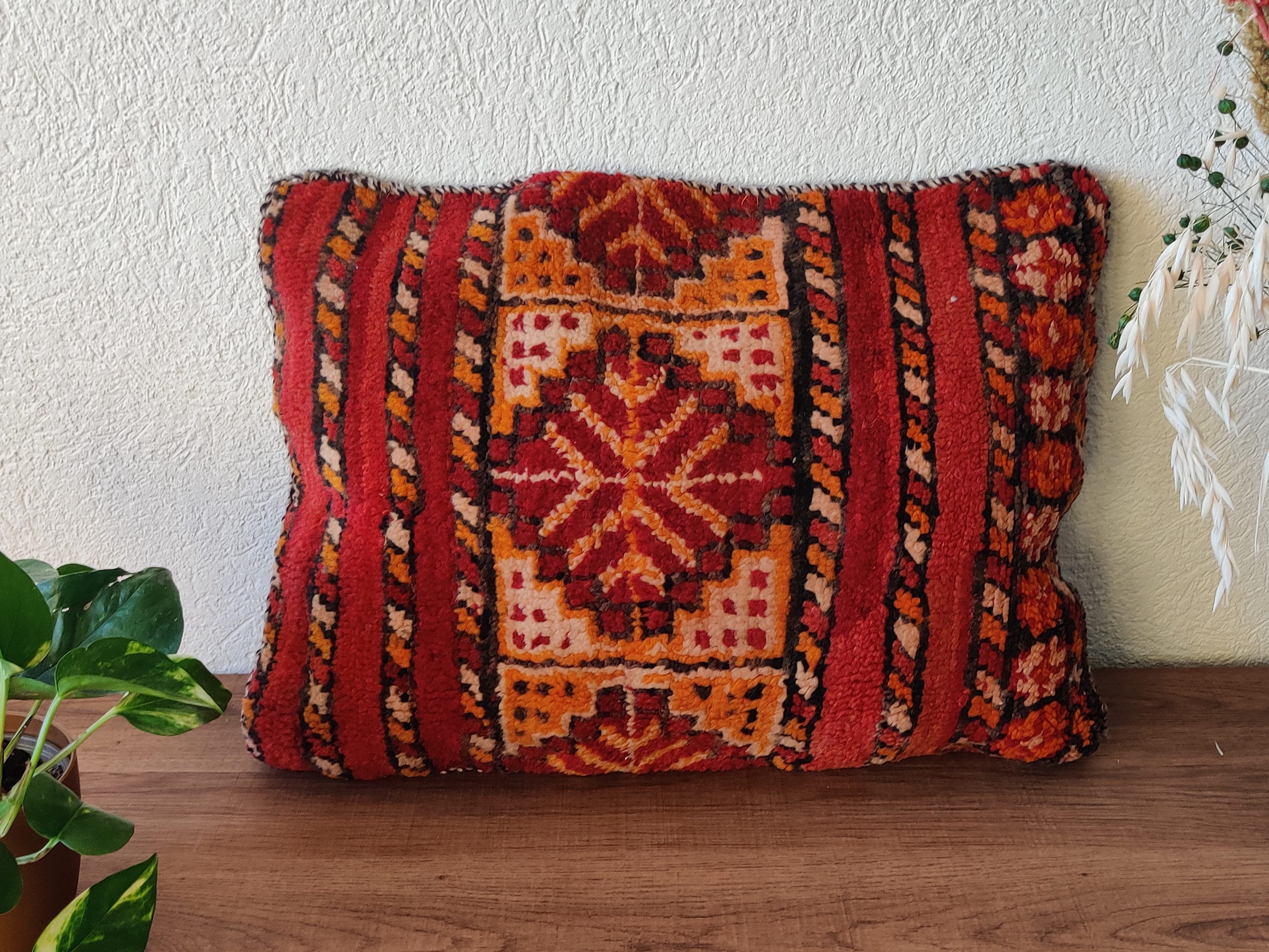 Coussin boujaad Rouge