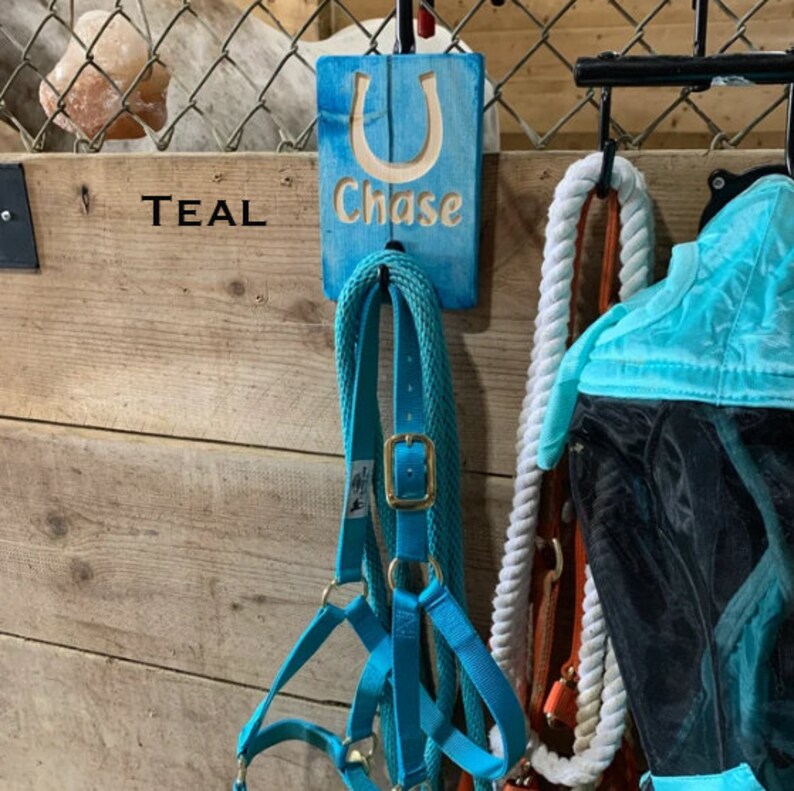 Horse Tack Holder Personalized Horse Lover Gift Sturdy Stall Etsy