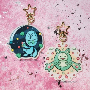 Elgyem and Reuniclus 2.5&quot; Glow Charms