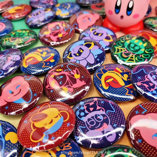 Kirby 32mm Pinback Buttons