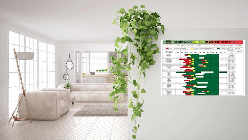 This Digital Gardening Planner Zone 7 is designed for gardeners looking for a complete Garden Planting Guide. Plan your Zone 7 Garden Layout, track planting dates, and optimize your harvest with this essential Garden Guide!
