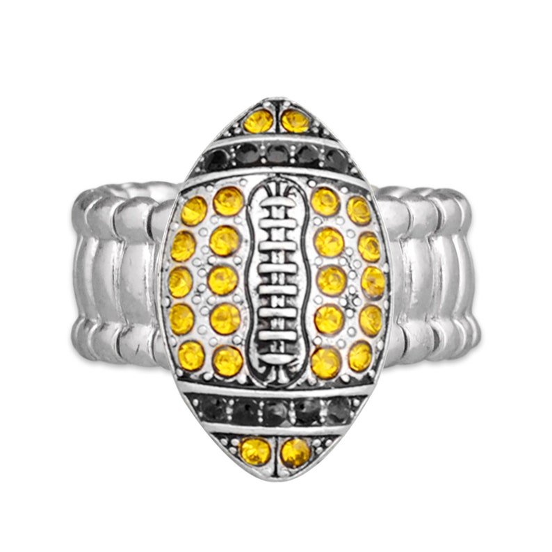 Crystal Sports Theme Stretch Rings - Assorted Sports image 7