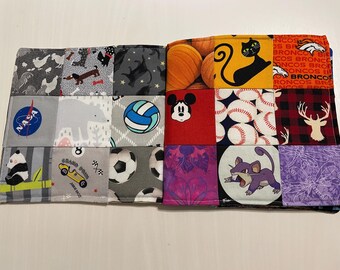 Children's iSpy Fabric Quiet Book (8 pages) - Sample