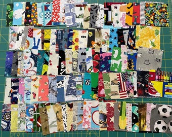 iSpy Fabric - 108 different 3" squares of Cotton Fabric