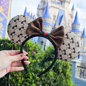 Designer Minnie Headband Ears| Designer Mouse Ears | Minnie Ears |