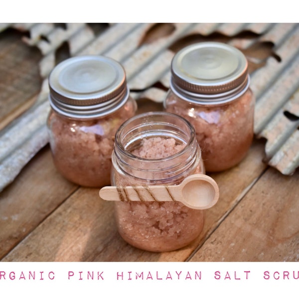 Bio-Peeling mit rosa Himalaya-Salz