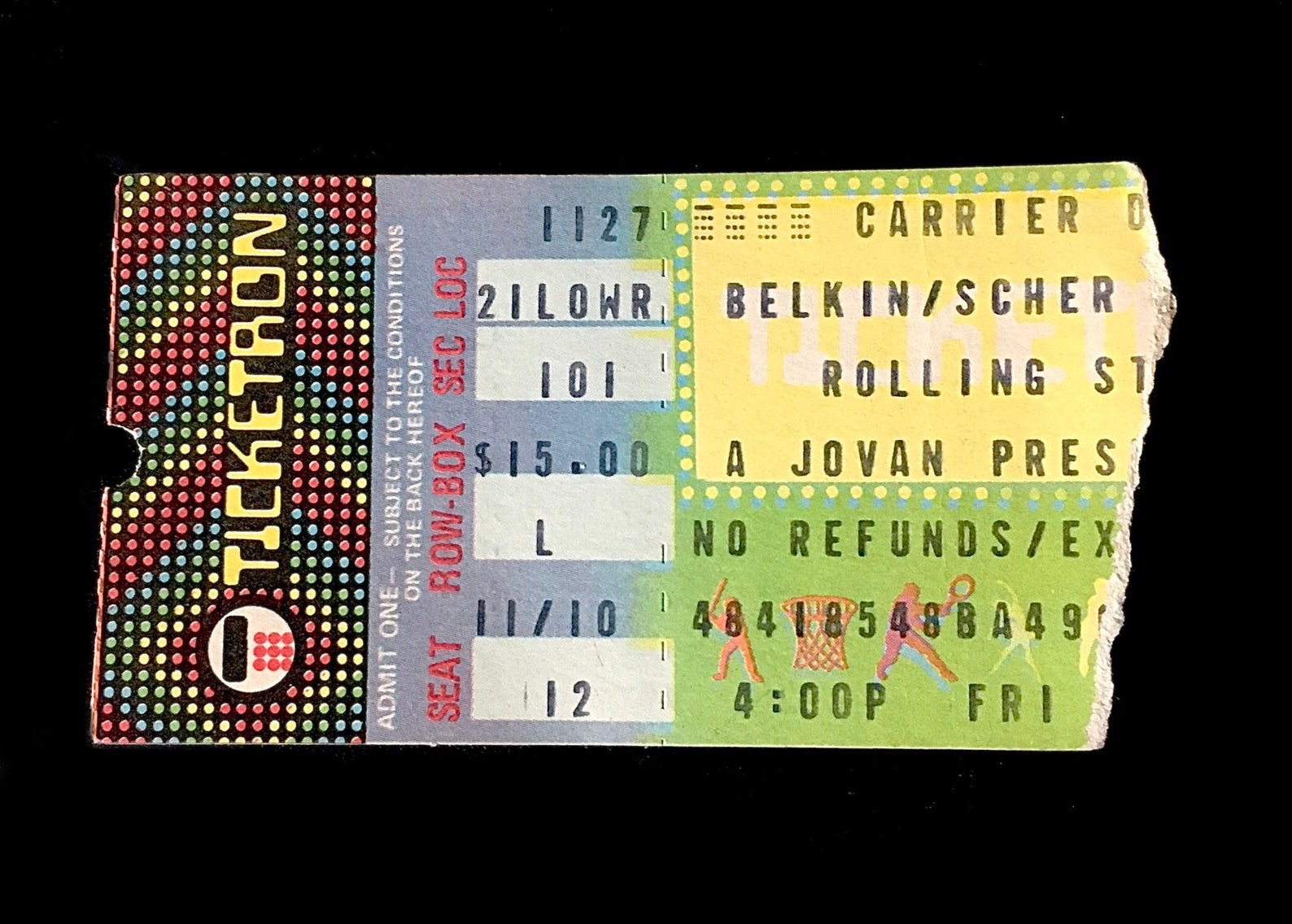 ROLLING STONES 1981 Original Concert Ticket Stub Promo Etsy