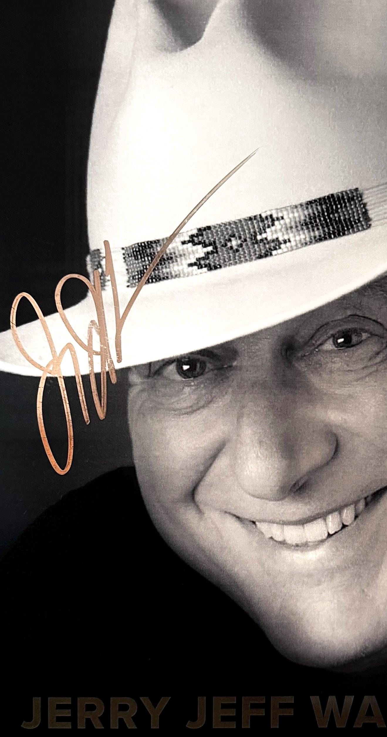 JERRY JEFF WALKER - Original Autographed Austin Texas Paramount