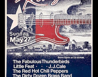 1986 - ZZ Top - Afterburner Texas Tour - Original Vintage - Hand