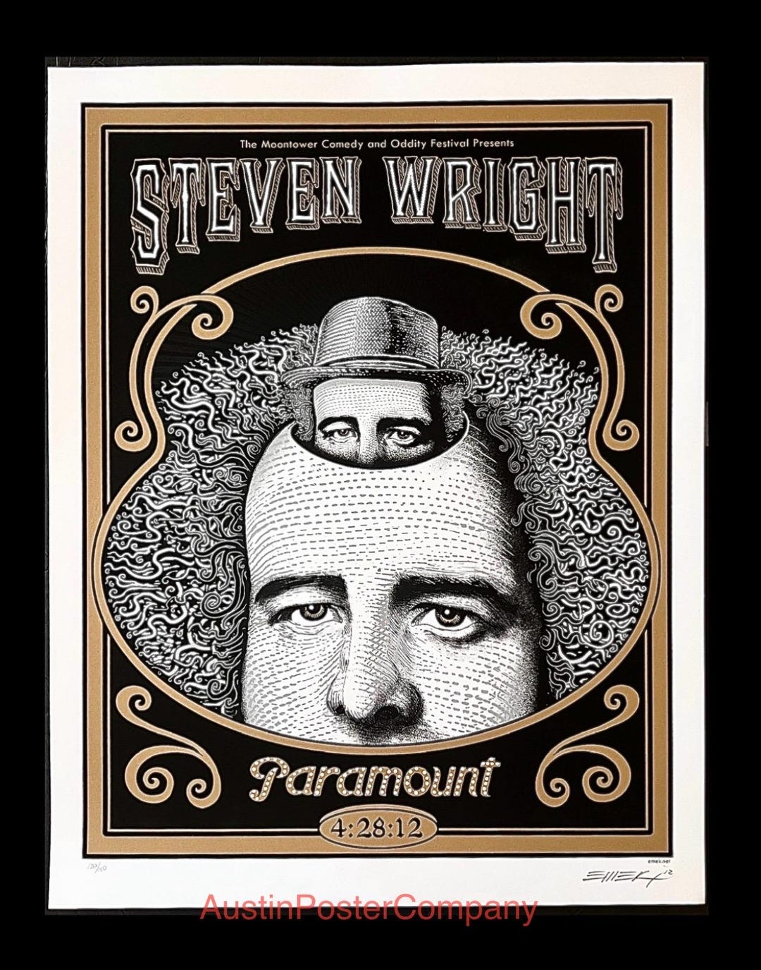 EMEK - Steven Wright - Rare Signed + # 103/150 Limited Edition Austin ...