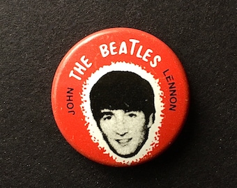 1964 4 Beatles Gumball Machine 1 inch round Badges 1 Lot 