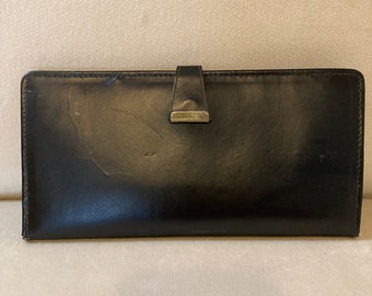 Vintage Piel Legitima Black Wallet