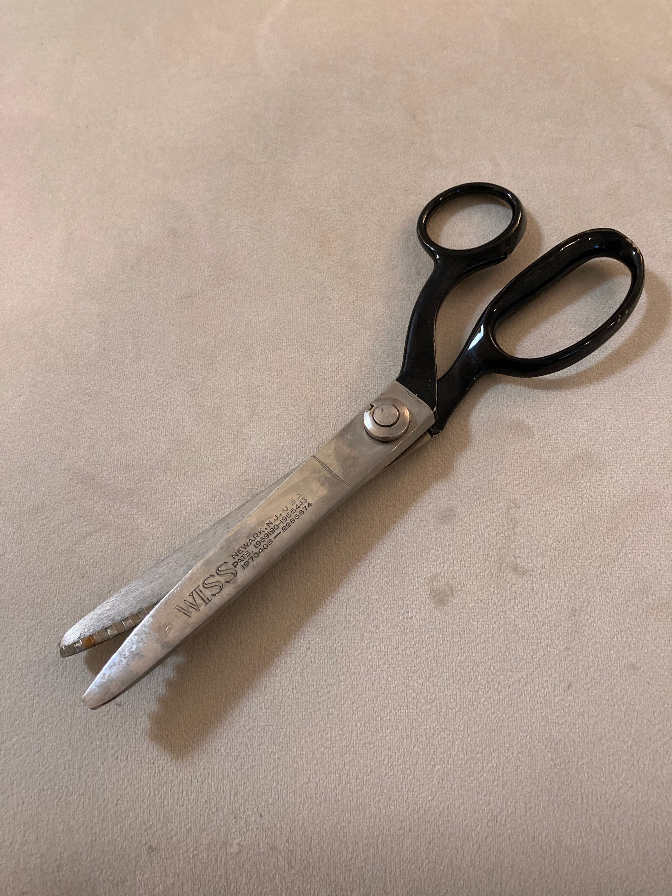 Vintage WISS Pinking Scissors Shears Newark NJ USA Etsy