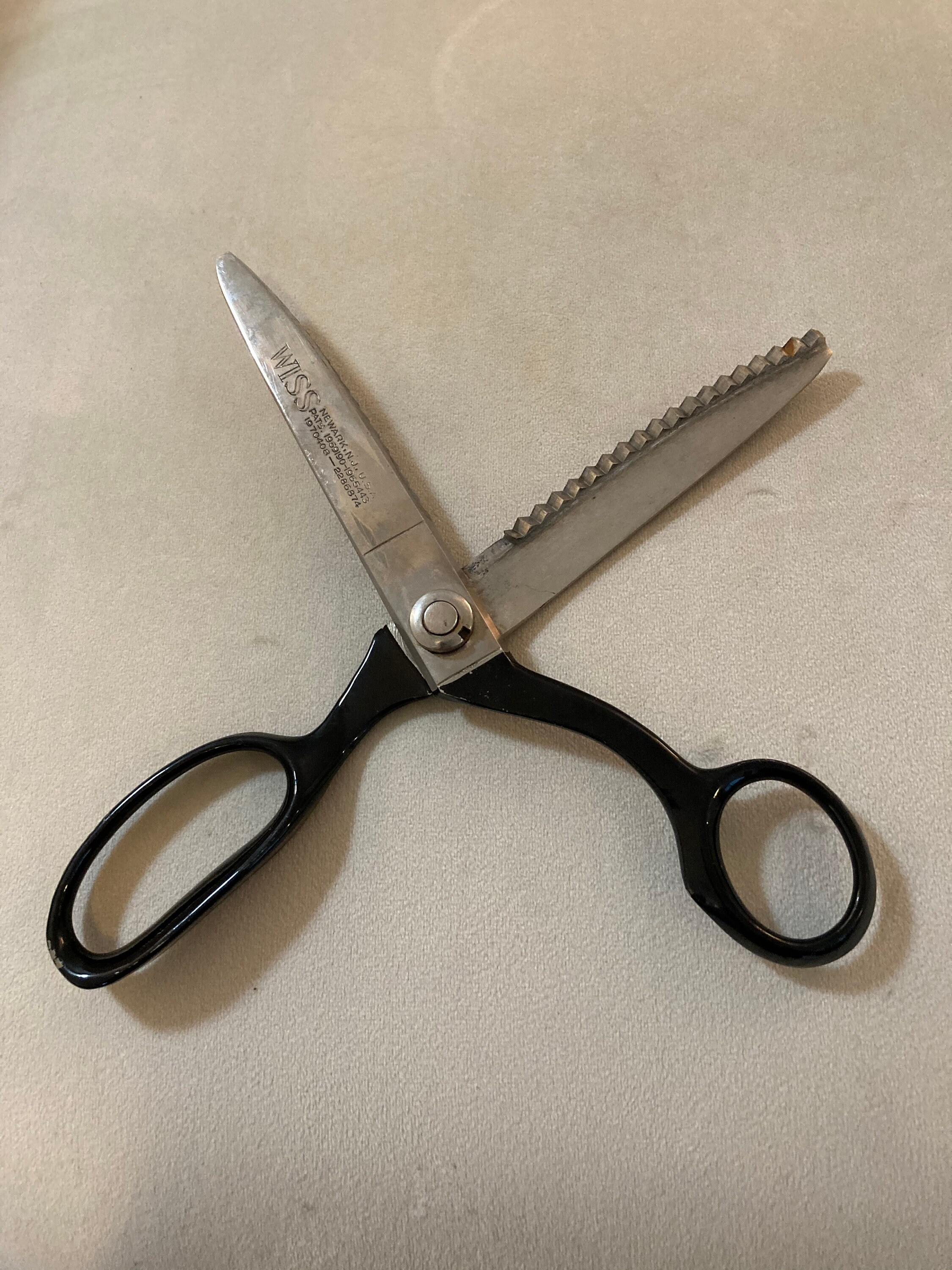 Stainless Steel Tailor Scissors Zigzag Fan-shaped Professional