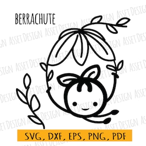 Graphic Blueberry clipart berrachute SVG for cutting machines, SVG Files, Clipart, Cricut, Cutting Files, DXF, Clipart, Instant Download