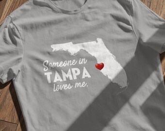 Tampa - Someone In Tampa Loves Me - Tampa Unisex T-Shirt - Tampa T-Shirt - Tampa Gift