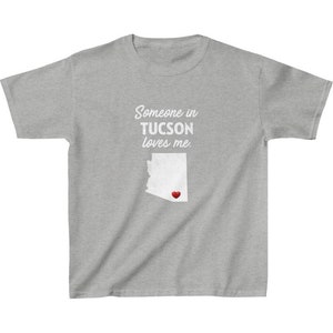 Tucson Kids Tee - Someone in Tucson, Arizona Loves Me - Tucson Kids Cotton T-Shirt