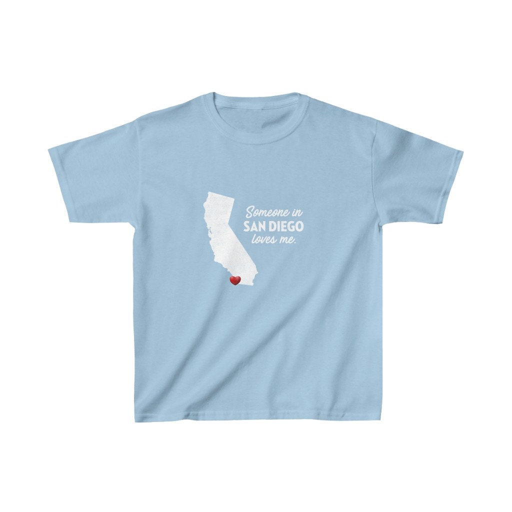 San Diego Kids Tee - Someone in San Diego, California Loves Me - San Diego Kids Cotton T-Shirt