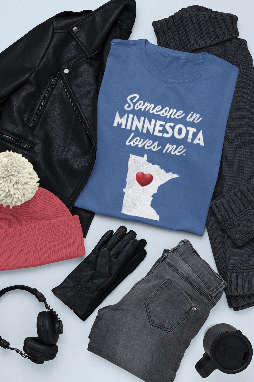 Minnesota Someone in Minnesota Loves Me Minnesota Unisex Tshirt MN T